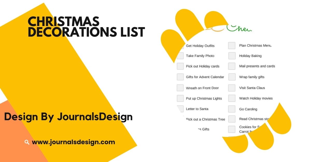 Christmas Decorations List – A Comprehensive Guide!