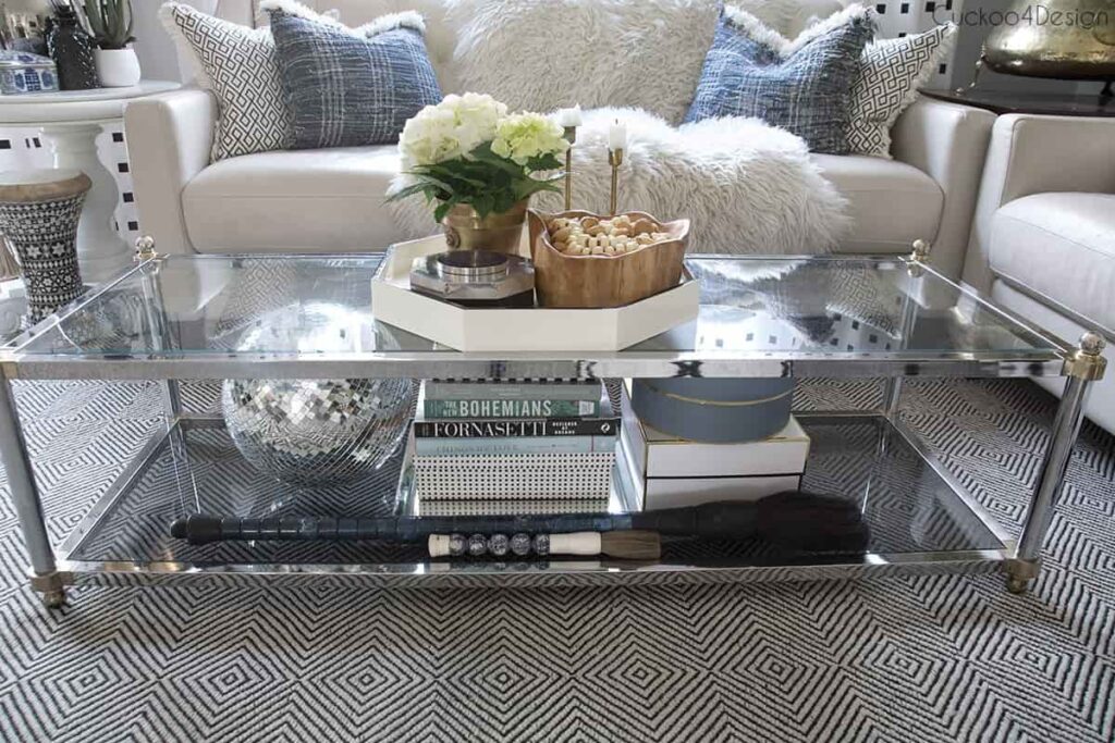 How To Layer Items On Your Coffee Table?