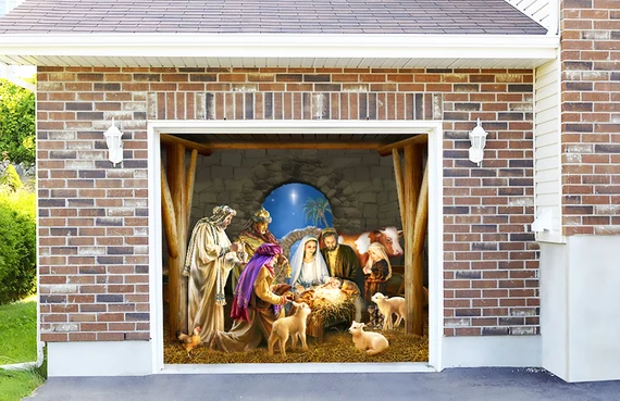 Nativity Scene Door Decoration