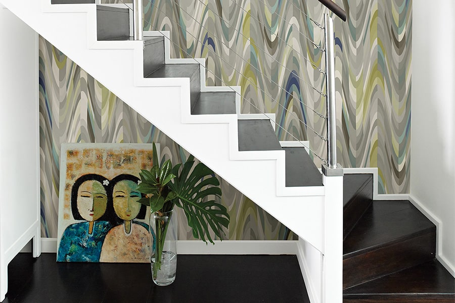 Wallpaper or Bold Paint Colors: