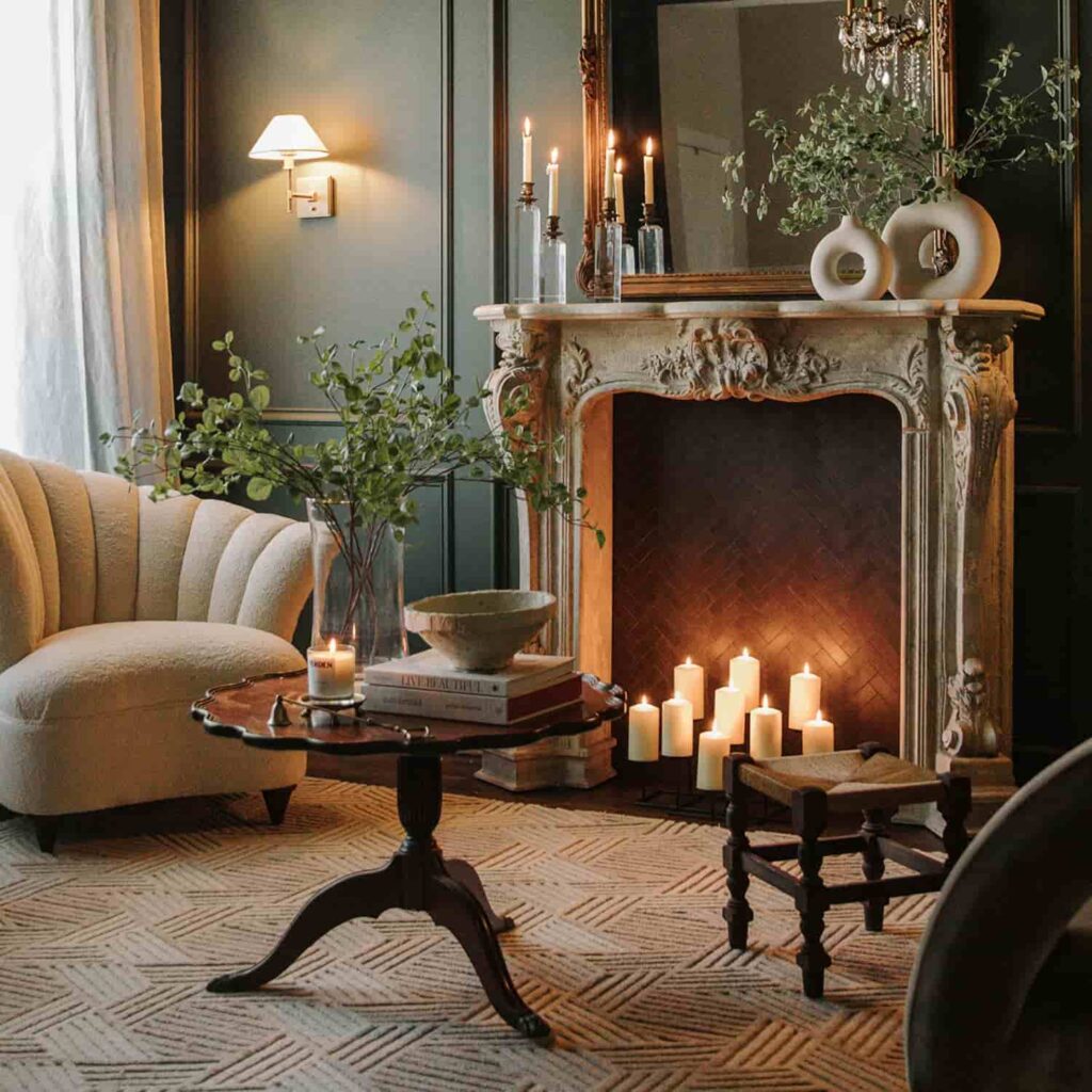 Fireplace Mantel Decor by Style: