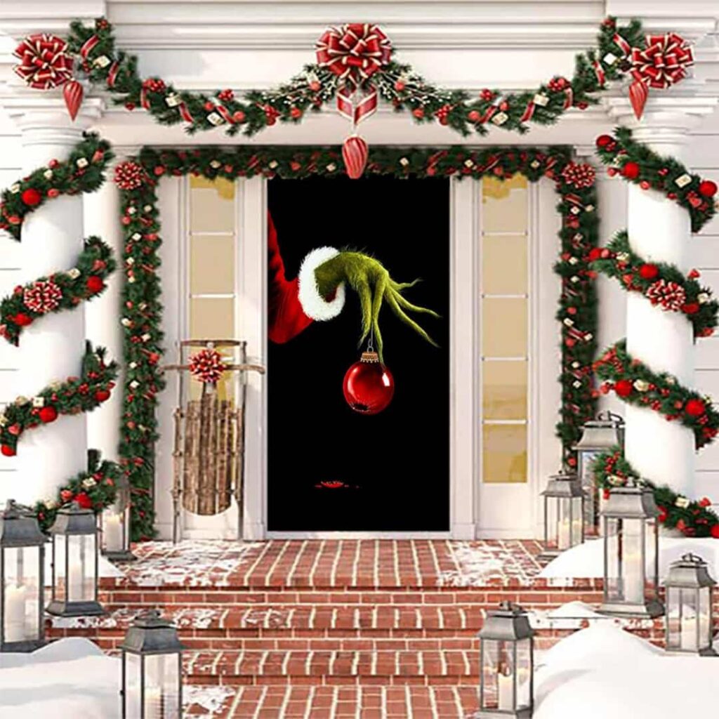 Fun and Simple Grinch Door Decoration Ideas: