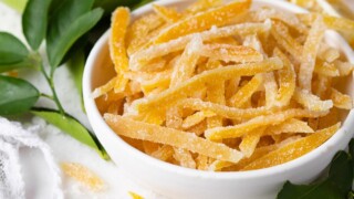 Candied Lemon Peel: