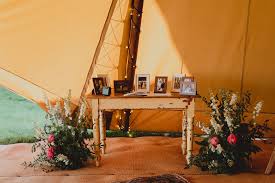 Memorial Table with Guest Favors