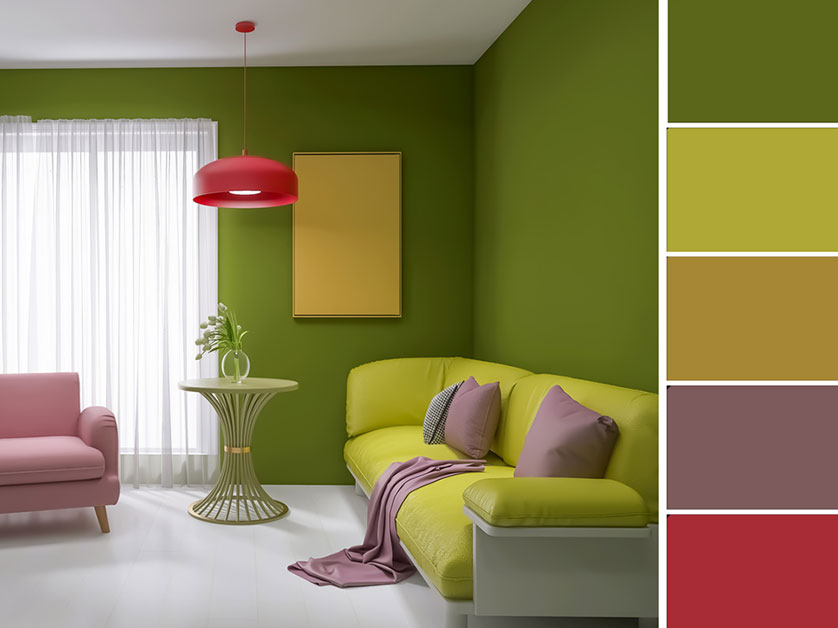 Choose a Soothing Color Palette: