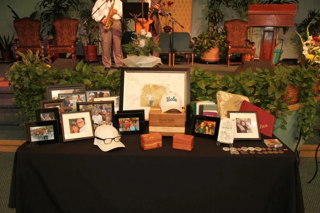 Memory Table or Tribute Display: