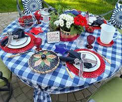 Picnic Table Setting Friendsgiving Tent Decorations